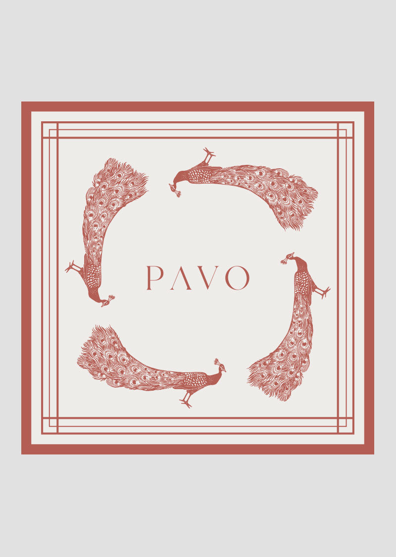 Pavo Wrapping Scarf B
